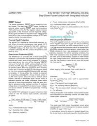 MAXM17575ALI#T Datasheet Page 16