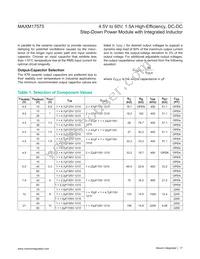 MAXM17575ALI#T Datasheet Page 17