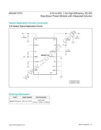 MAXM17575ALI#T Datasheet Page 21