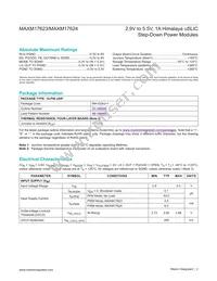 MAXM17624AMB+ Datasheet Page 2