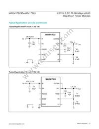 MAXM17624AMB+ Datasheet Page 17