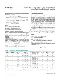 MAXM17761ALI#T Datasheet Page 15