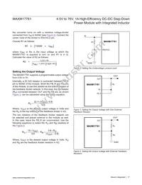 MAXM17761ALI#T Datasheet Page 17