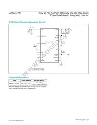 MAXM17761ALI#T Datasheet Page 19