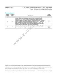 MAXM17761ALI#T Datasheet Page 20