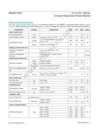 MAXM17900AMB+T Datasheet Page 3