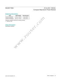 MAXM17900AMB+T Datasheet Page 16