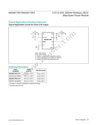 MAXM17901AMB+ Datasheet Page 20