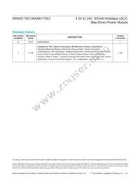 MAXM17901AMB+ Datasheet Page 21