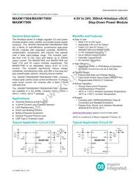 MAXM17905AMB+ Datasheet Cover