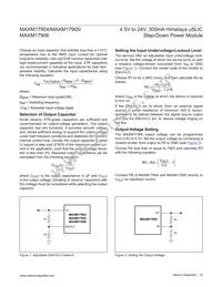 MAXM17905AMB+ Datasheet Page 19