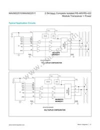 MAXM22511GLH+T Datasheet Page 21