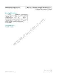 MAXM22511GLH+T Datasheet Page 22