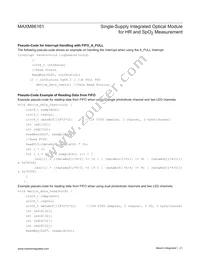MAXM86161EFD+ Datasheet Page 21
