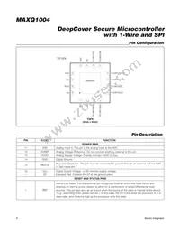 MAXQ1004-B01+ Datasheet Page 8