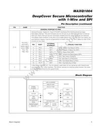MAXQ1004-B01+ Datasheet Page 9