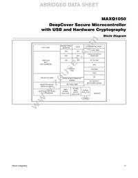 MAXQ1050-BNS+ Datasheet Page 2