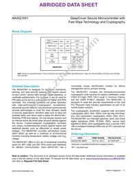 MAXQ1851-BNS+ Datasheet Page 2