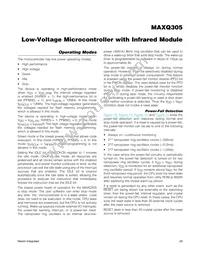 MAXQ305X-0000+ Datasheet Page 20