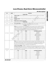 MAXQ3108-FFN+ Datasheet Page 7