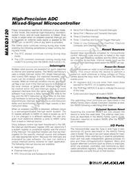 MAXQ3120-FFN+ Datasheet Page 22