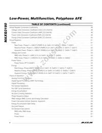 MAXQ3180-RAN+T Datasheet Page 4