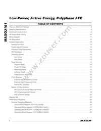 MAXQ3181-RAN+ Datasheet Page 2