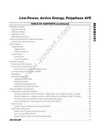 MAXQ3181-RAN+ Datasheet Page 5