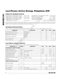 MAXQ3181-RAN+ Datasheet Page 8