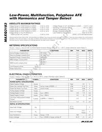 MAXQ3183-RAN+ Datasheet Page 10