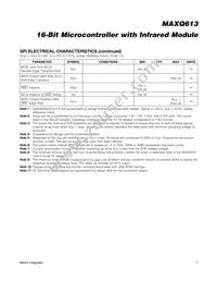 MAXQ613A-UEI+ Datasheet Page 7