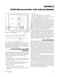 MAXQ613K-0000+ Datasheet Page 21