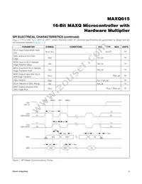 MAXQ615-F00+T Datasheet Page 4