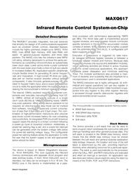 MAXQ617V-L000+UW Datasheet Page 9