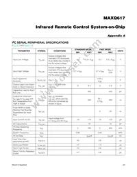 MAXQ617V-L000+UW Datasheet Page 23