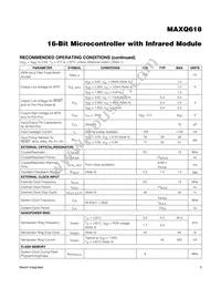 MAXQ618J-UEI+ Datasheet Page 5