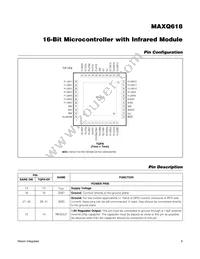 MAXQ618J-UEI+ Datasheet Page 8