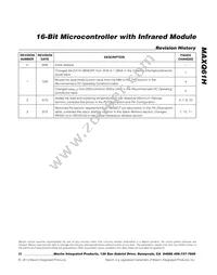 MAXQ61HX-2621+ Datasheet Page 23