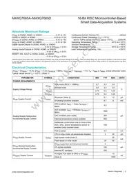 MAXQ7665BATM+T Datasheet Page 2