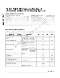 MAXQ7667AACM/V+GB Datasheet Page 2