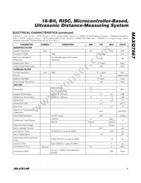 MAXQ7667AACM/V+GB Datasheet Page 3