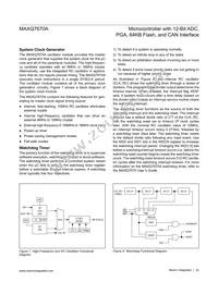 MAXQ7670AATL/V+ Datasheet Page 22