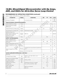 MAXQ8913X-0000+ Datasheet Page 4