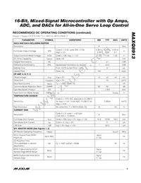 MAXQ8913X-0000+ Datasheet Page 5