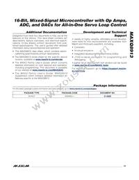 MAXQ8913X-0000+ Datasheet Page 21