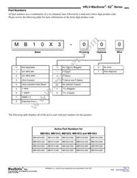 MB1003-050 Datasheet Page 16