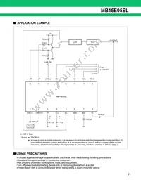 MB15E05SLPFV1-G-ER-6E1 Datasheet Page 21