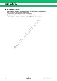 MB15E07SLPFV1-G-ER-6E1 Datasheet Page 22