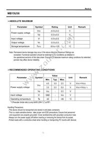 MB15U36PFV-G-BNDE1 Datasheet Page 5