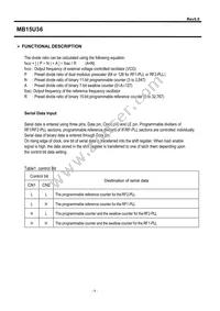 MB15U36PFV-G-BNDE1 Datasheet Page 8